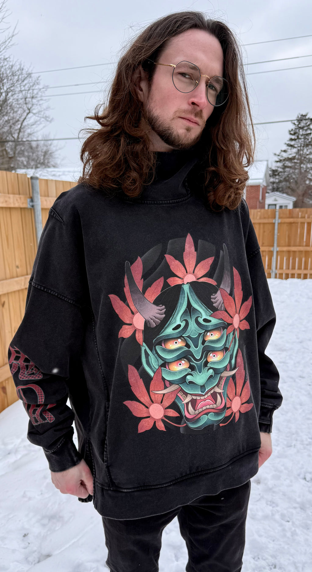 Oni Mask Hoodie